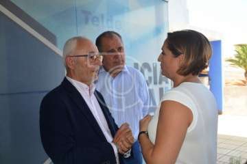 Miembros de la familia de Tito Galván mantuvieron este lunes un encuentro con directora general de Emergencias, alcaldesa y concejal de Seguridad (Foto TA)